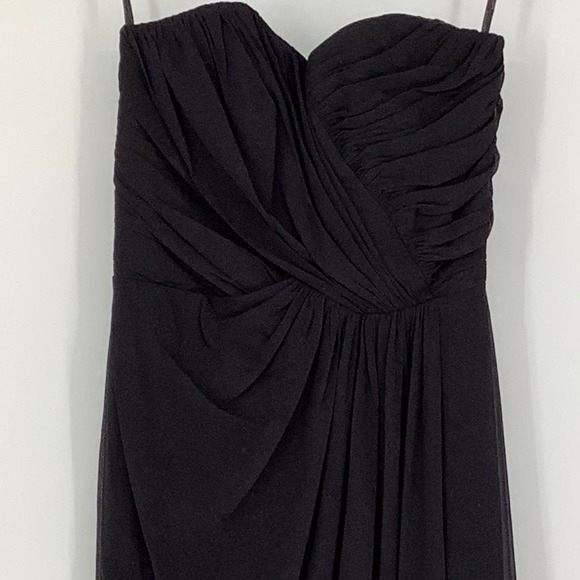 NEW! Dessy Collection Size 4 Strapless Sweatheart Chiffon Dress $284 msrp !24-1 - Picture 7 of 10